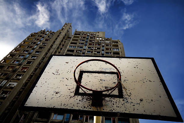istock Street basketball table 92238103
