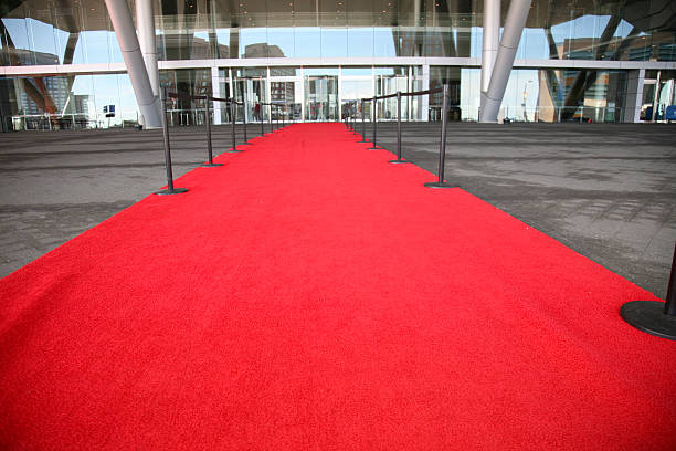 Red Carpet Welcome stock photo
