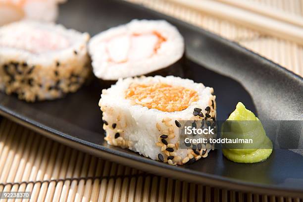 Sushi Stockfoto und mehr Bilder von Asien - Asien, Bambus - Material, California-Rolle