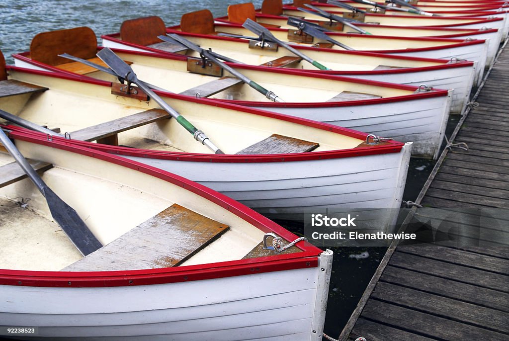 Rowboats - Lizenzfrei Anlegestelle Stock-Foto