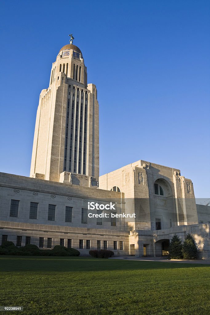 Lincoln w stanie Nebraska-State Capitol - Zbiór zdjęć royalty-free (Lincoln - Stan Nebraska)