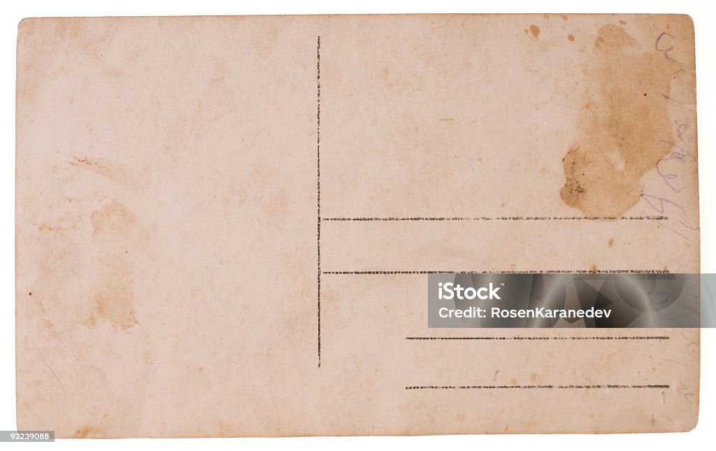 Vecchie cartoline - Foto stock royalty-free di Antico - Condizione