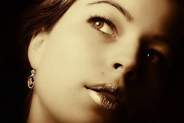 istock Beautiful woman closeup 92239639
