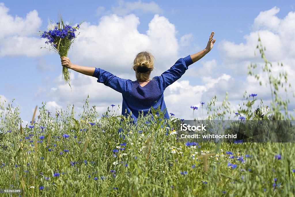 Happiness in the meadow  Activity Stock Photo