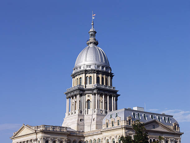 Illinois State Capitol Building  illinois state capitol stock pictures, royalty-free photos & images