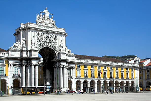 istock Augusta Street Arch in Lisbon 92240596