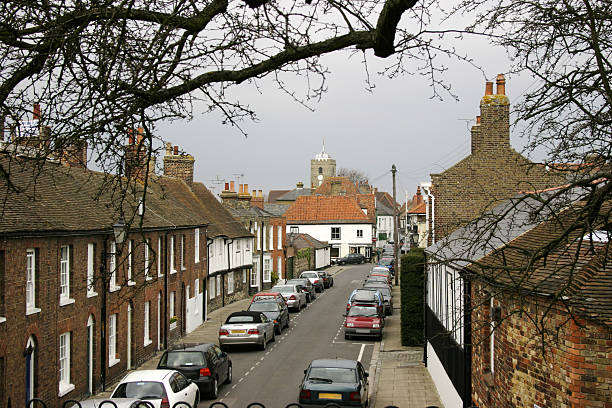 istock Street scene in England 92240908