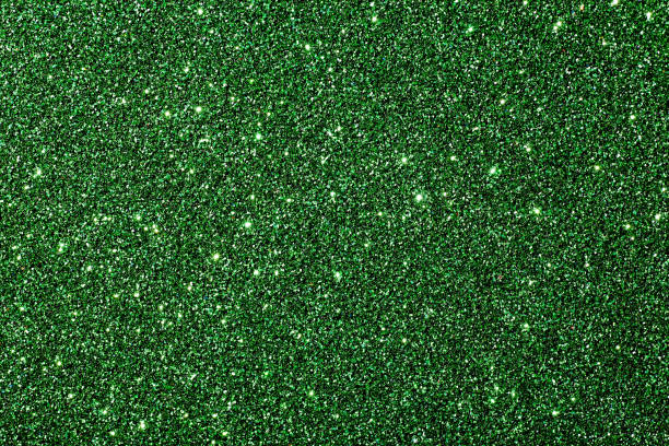 istock Green shiny background green background with sparkles 922410120