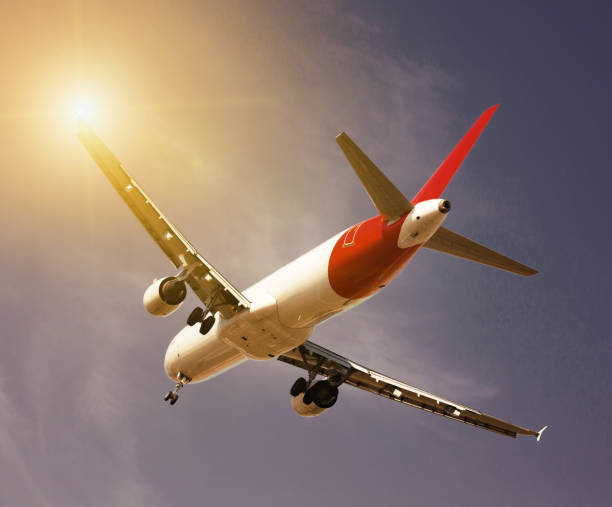 istock Passenger plane departing in afternoon 922410820