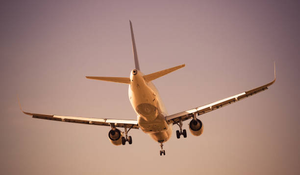 istock Passenger plane departing in afternoon 922410826