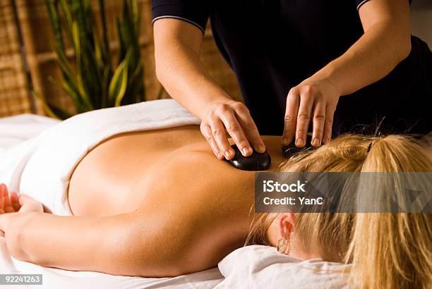 Hot Stone Stock Photo - Download Image Now - Adult, Alternative Therapy, Beautiful People