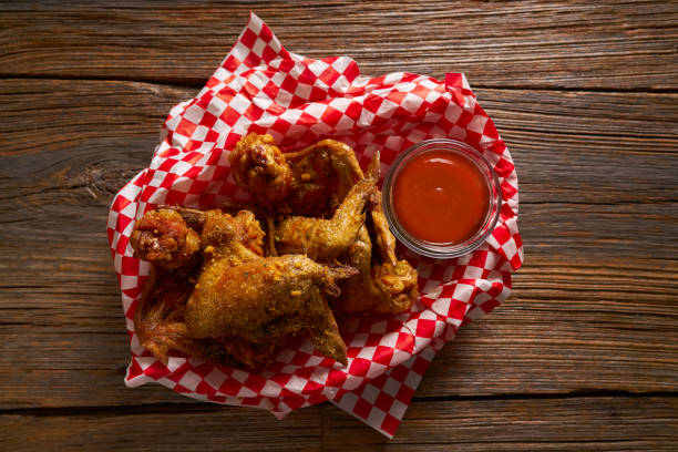istock Fried chicken with sauce and spices 922413868