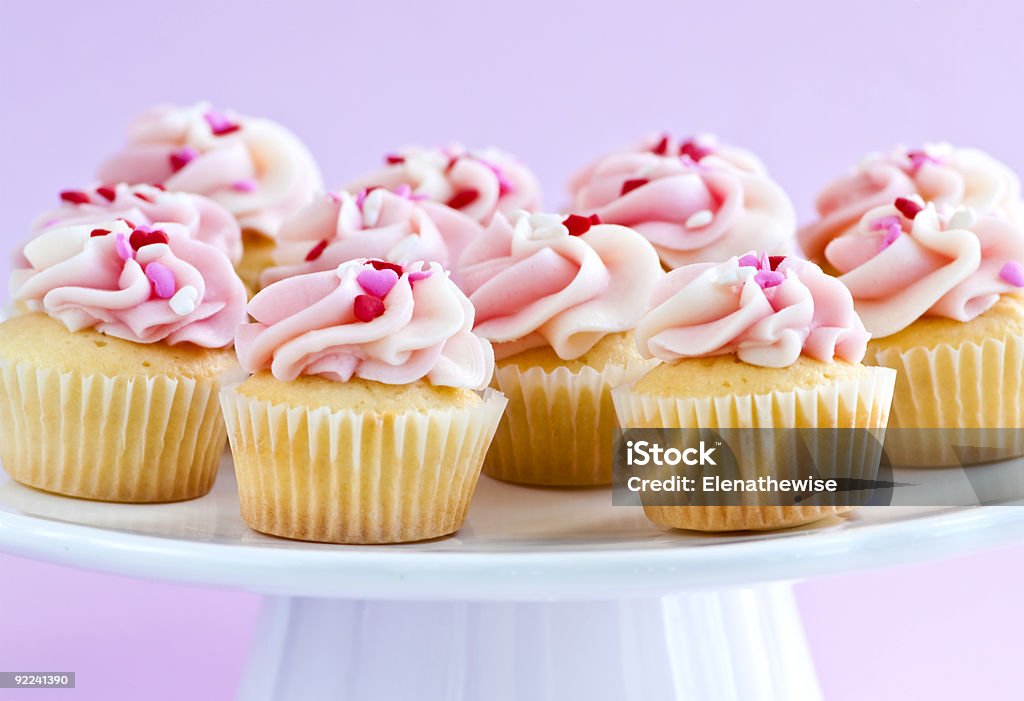 Cupcakes  Baked Stock Photo