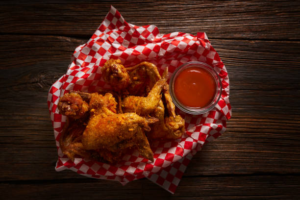 istock Fried chicken with sauce and spices 922413946
