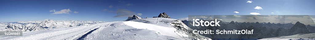 panorama der Alpen im winter mit Ecrins mountain - Lizenzfrei Alpen Stock-Foto