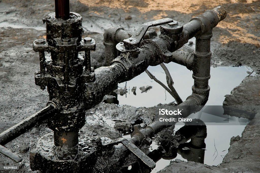 Chiazza di petrolio - Foto stock royalty-free di Ambiente