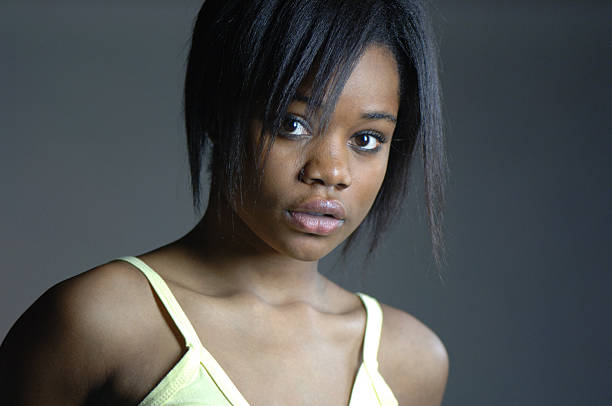 istock Gorgeous Black African Teenager 92241824