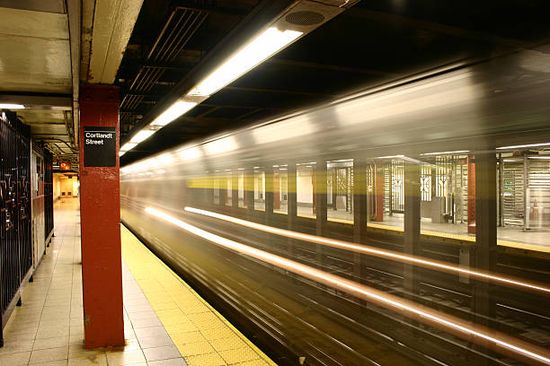 Metro da Cidade de Nova Iorque - fotografia de stock