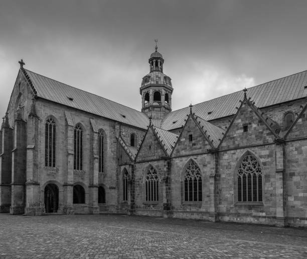 istock The Hildesheim Cathedral against sky, Germany 922420168