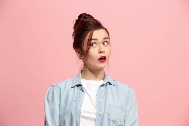 istock Young serious thoughtful business woman. Doubt concept 922420770