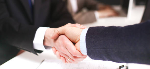 istock Group of business people working together on white background 922420846