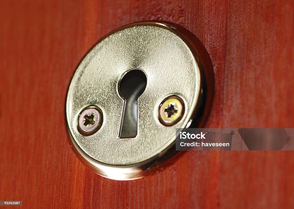Keyhole-Ausschnitt - Lizenzfrei Eingang Stock-Foto