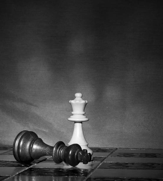 istock Chess photographed on a chessboard 922434462