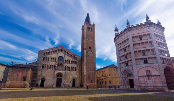 istock Ancient Piazza Duomo , cathedral and baptistery,  Parma 922434618