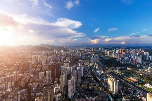istock Elevated View of Shenzhen Skyline 922434804
