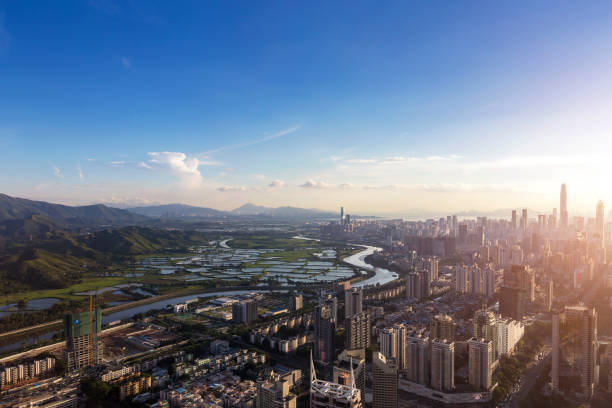 istock Elevated View of Shenzhen Skyline 922434818