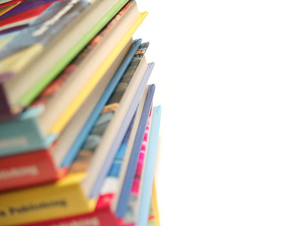 Children's Books Stacked Color Children's Books Stacked. picture book stock pictures, royalty-free photos & images