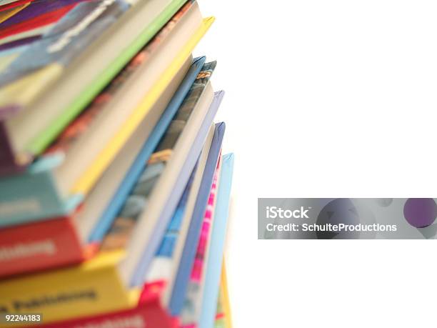 Childrens Books Stacked Stock Photo - Download Image Now - Picture Book, Stack, Child