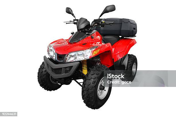 Carro 4 X 4 Atv Com Tromba - Fotografias de stock e mais imagens de Quad Bike - Quad Bike, Veículo Todo-o-Terreno, Fundo Branco