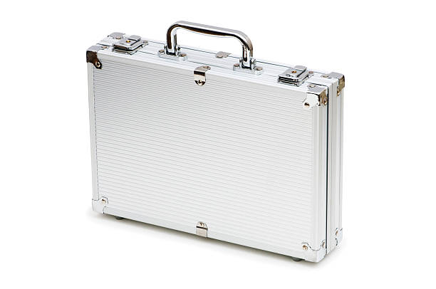 istock Metal case isolated on the white background 92244752