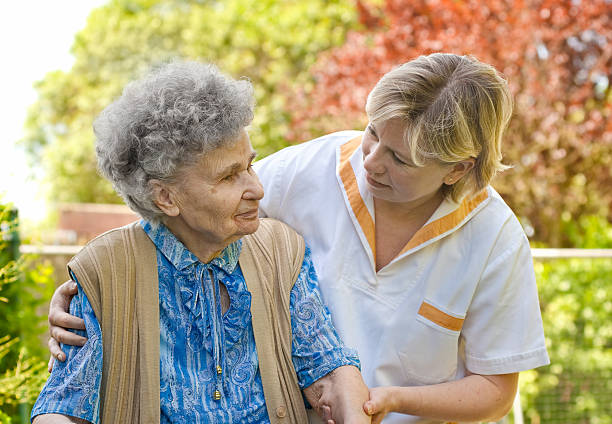 istock Senior woman outdoors 92244898