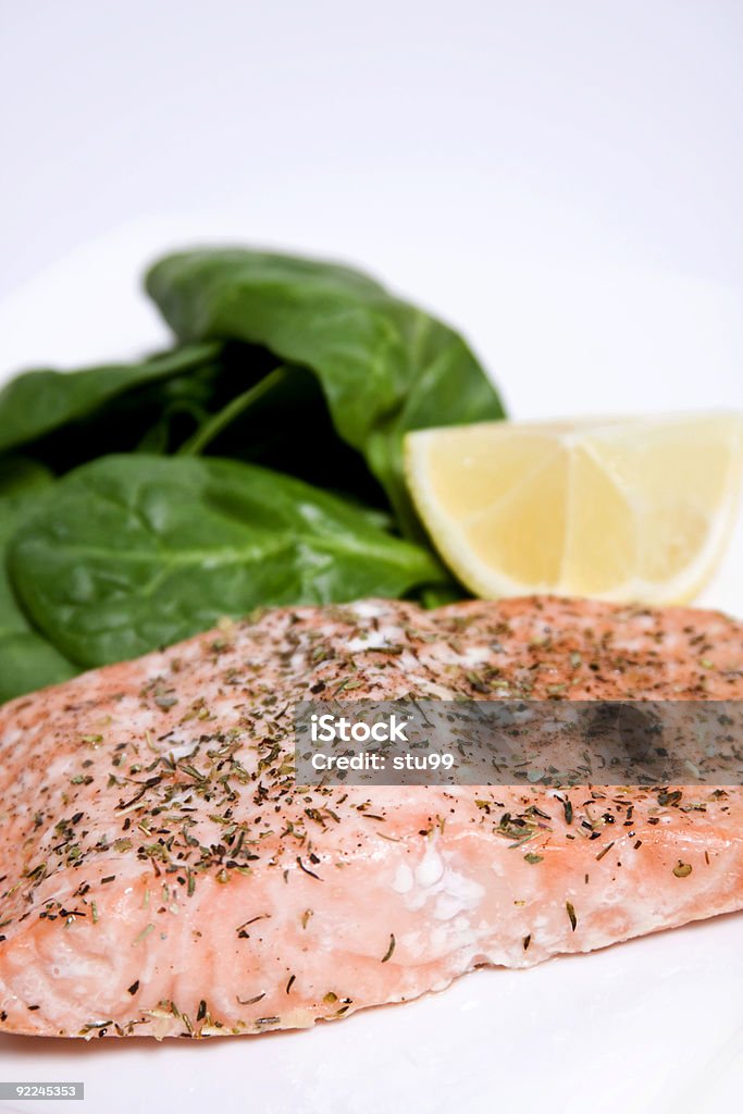 Lachsfilet - Lizenzfrei Pochierter Lachs Stock-Foto