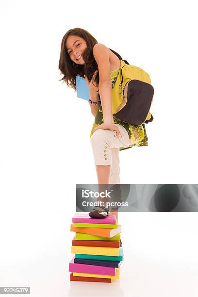 Foto de Os Livros Escolares e mais fotos de stock de 8-9 Anos - 8-9 Anos, Adolescente, Adolescentes Meninas