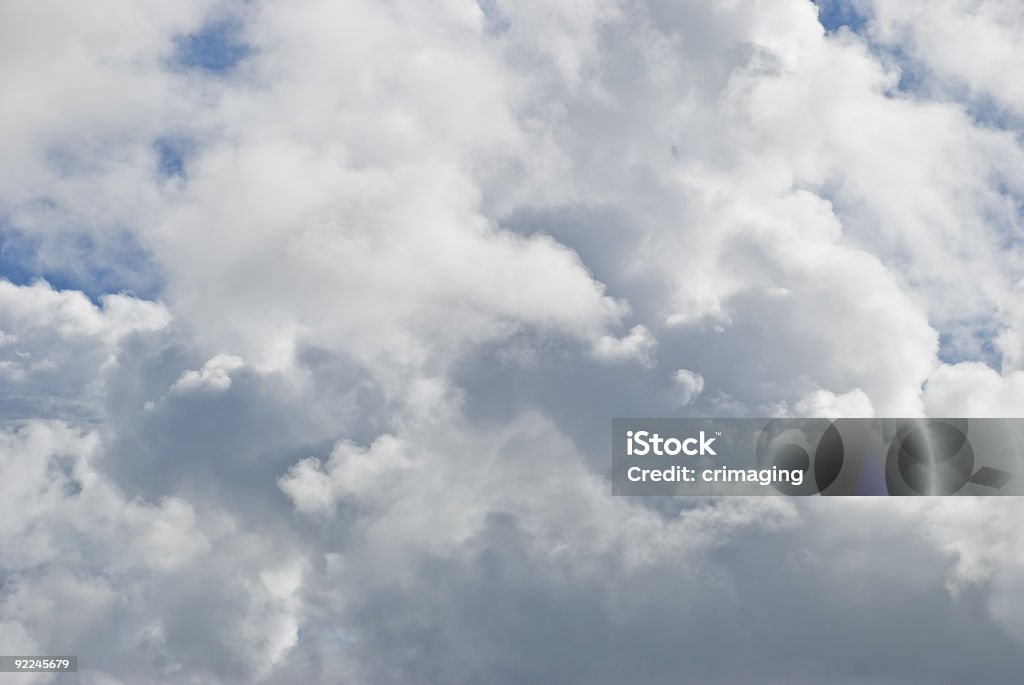 Dramatic Clouds in Sky Dramatic puffy clouds in sky Awe Stock Photo