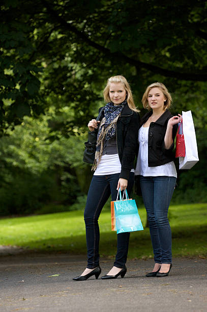 Shopping tour stock photo