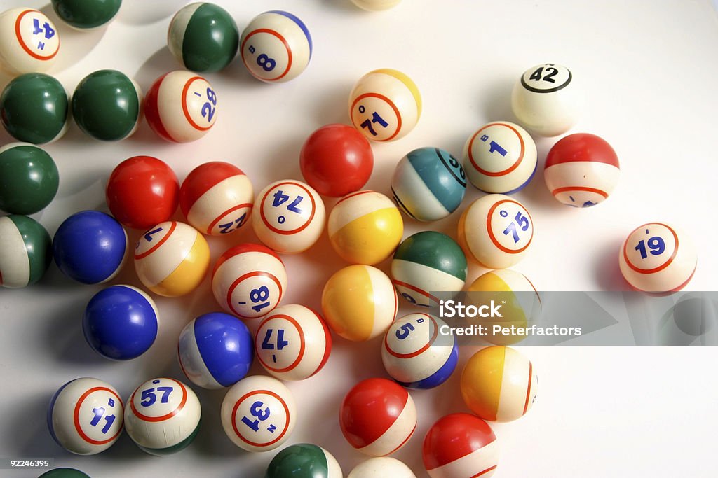 Palline Bingo 3 - Foto stock royalty-free di Bingo