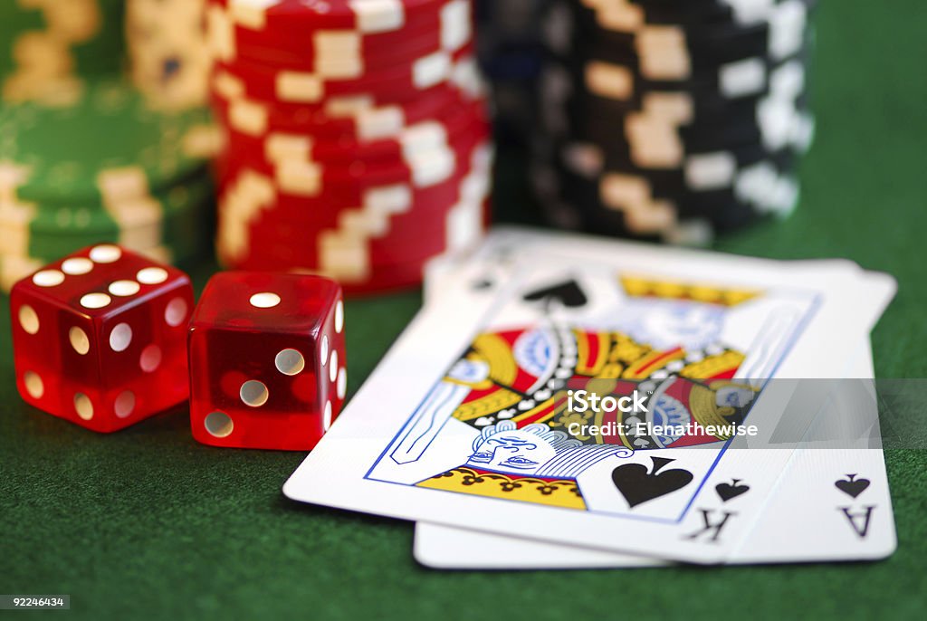 Jogos de Azar - Royalty-free Acaso Foto de stock