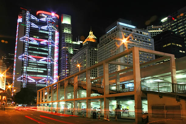 istock Hong Kong cityscape at night 92246498