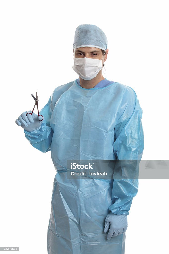 Cirurgião e instrumentos cirúrgicos - Royalty-free Cirurgião Foto de stock