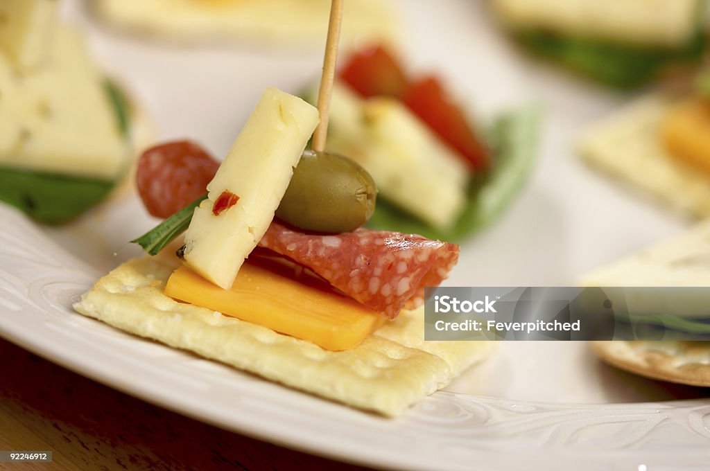 Cracker aperitivos de - Foto de stock de Alimentação Saudável royalty-free