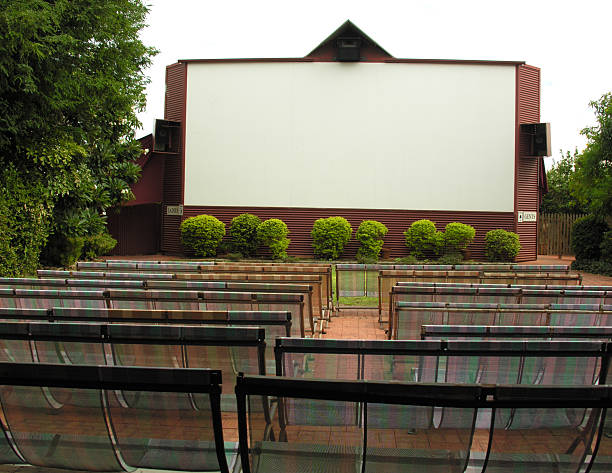 istock Blank screen at outdoor cinema 92247571