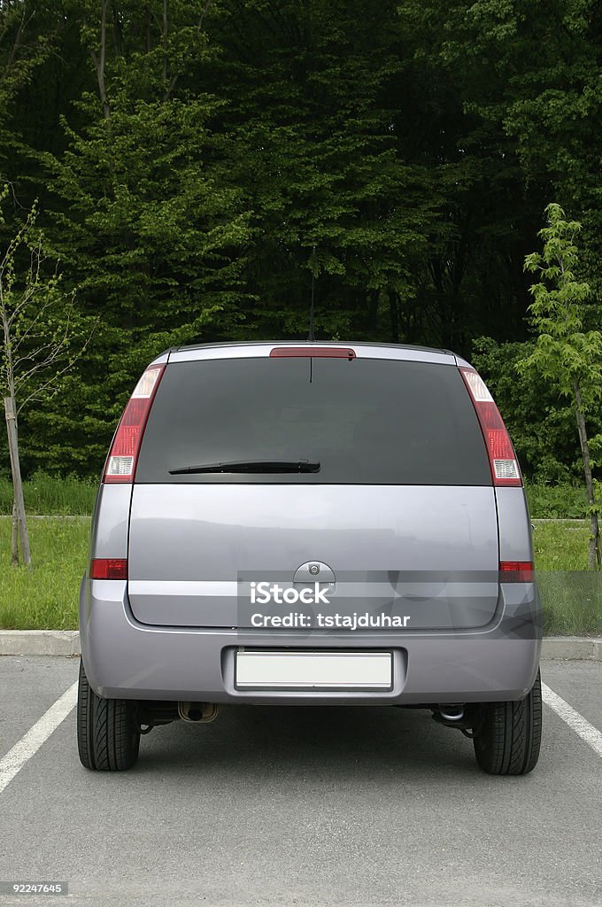 Lato posteriore della piccola van - Foto stock royalty-free di Automobile