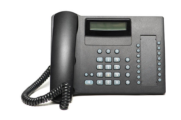 istock Office phone isolated on the white background 92247686