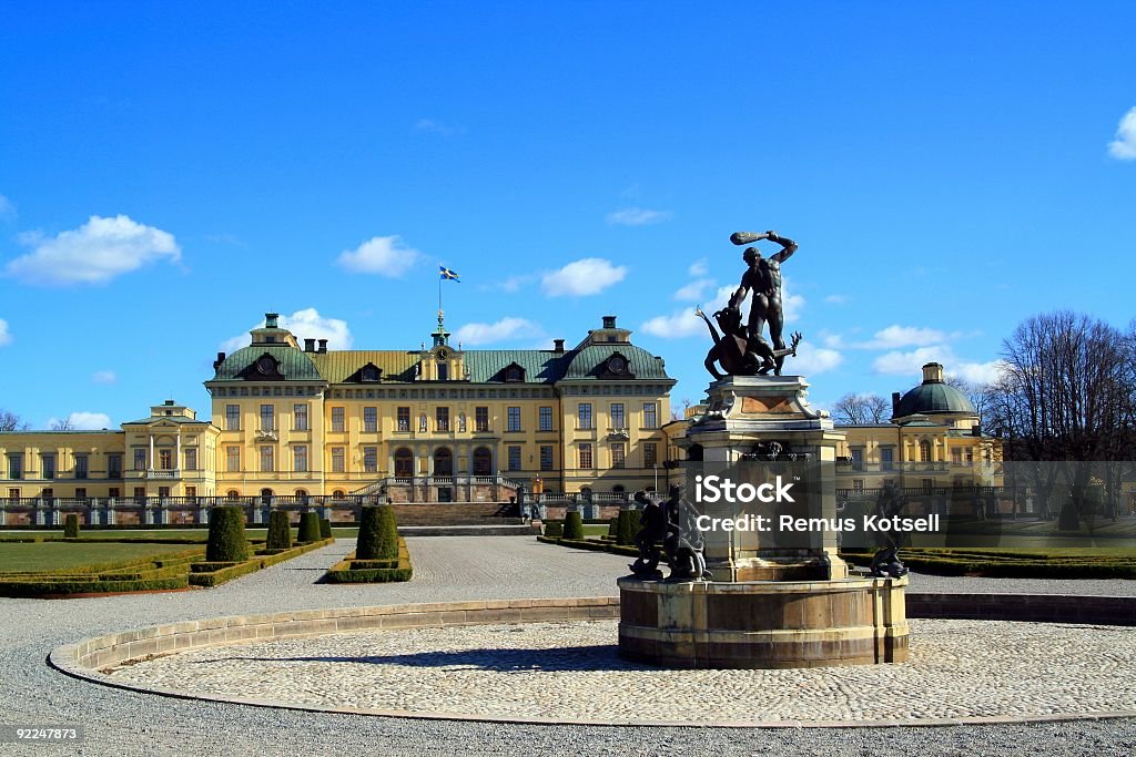 Palácio Drottningholmen - Royalty-free Capitais internacionais Foto de stock