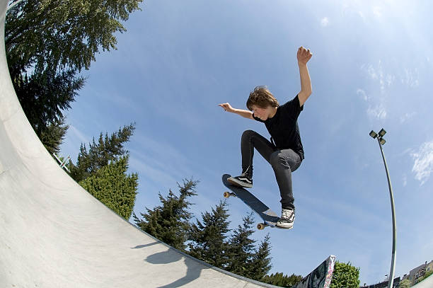 Action Sports - Josh BS Air stock photo