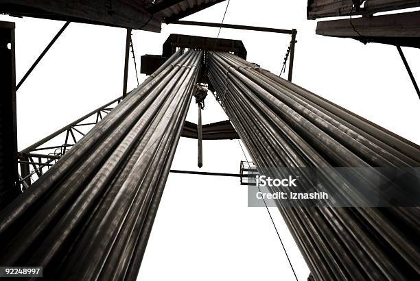 Massive Drilling Pipe Setbacks Stock Photo - Download Image Now - Offshore Platform, Construction Platform, Crude Oil